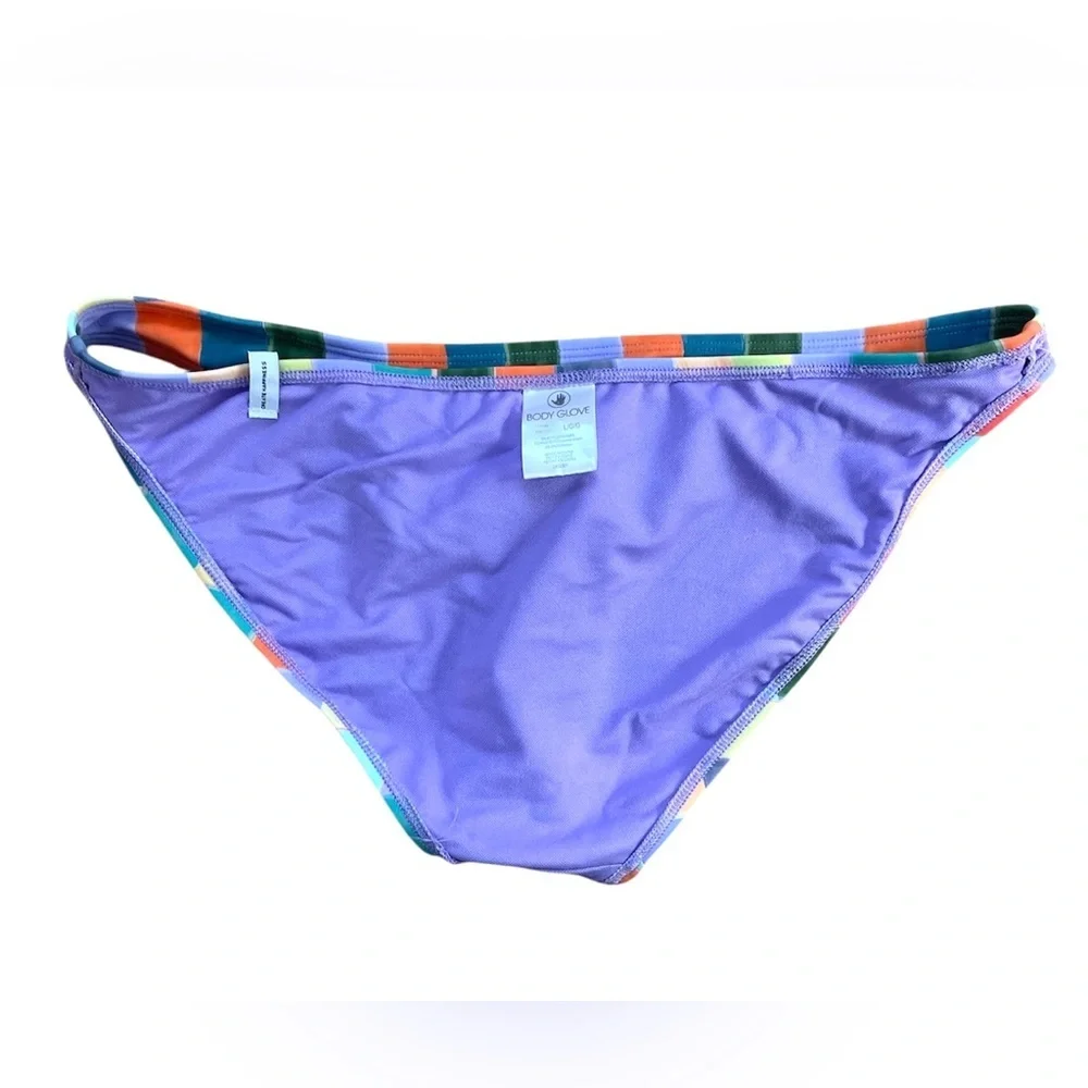 Body Glove Rosalia Aloha Vibes Low Rise Bikini Bottom Swimsuit Size L NWT